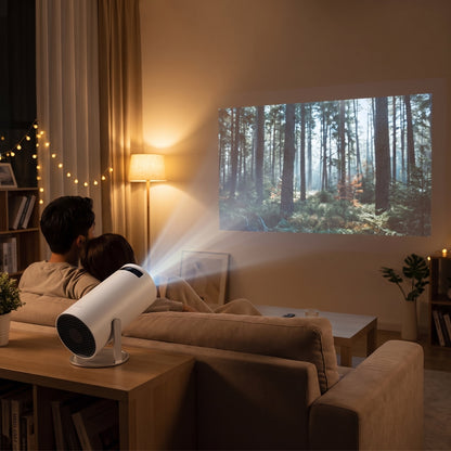 Portable 4K Projector — Turn Any Wall Into a 130-Inch Cinema